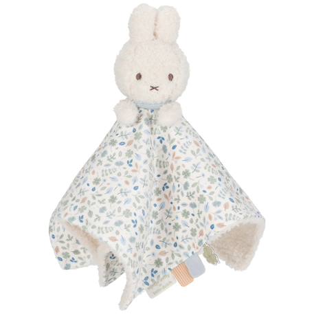 Doudou carré miffy lucky leaves Bleu, gris, beige+Rose, beige 1 - vertbaudet enfant 