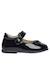 Ballerines en verni avec sangle ballet Bleu nuit- 1 - vertbaudet enfant 