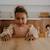 Bavoir en silicone minouche rose Rose 4 - vertbaudet enfant 