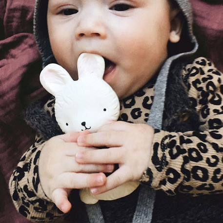 Anneau de dentition lapin blanc Ecru 5 - vertbaudet enfant 