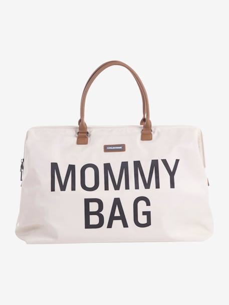 Sac à langer Mommy Bag large blanc cassé+noir or 1 - vertbaudet enfant 