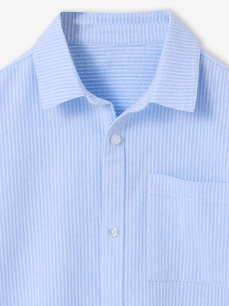 Chemise manches longues coton rayé bleu 3 - vertbaudet enfant 