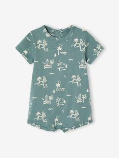 Combinaison courte bébé jersey  - vertbaudet enfant