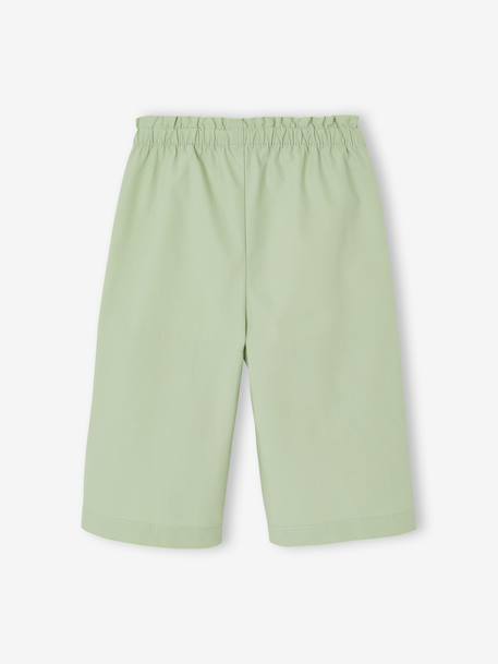 Pantalon large coton pistache 2 - vertbaudet enfant 