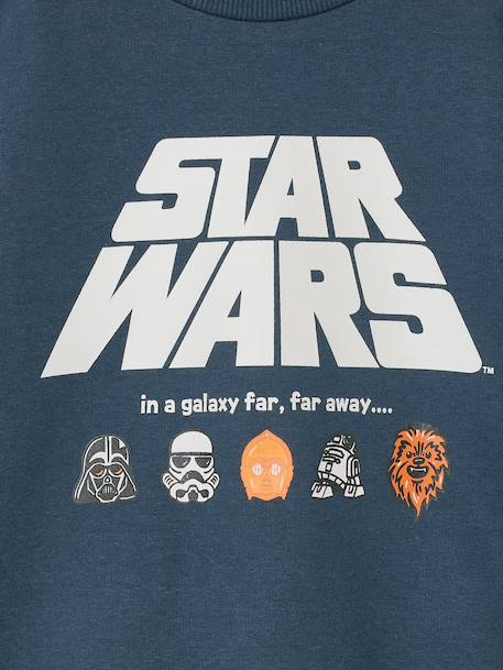 Sweat shirt Star Wars bleu nuit 3 - vertbaudet enfant 
