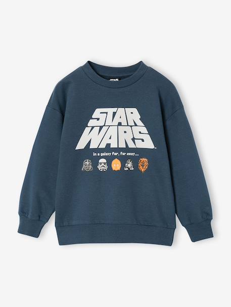 Sweat shirt Star Wars bleu nuit 1 - vertbaudet enfant 