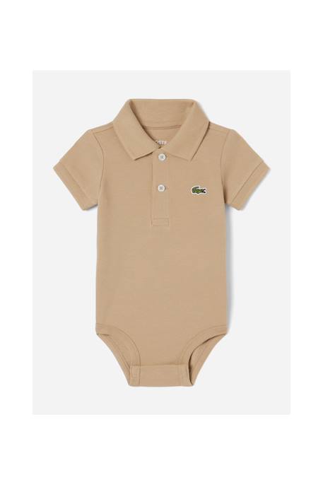 Bodies col polo Beige+Bleu 1 - vertbaudet enfant 