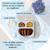 Assiette easymat + sac isotherme fleur de jardin bleu Multi-coloured 2 - vertbaudet enfant 