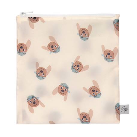 Lot de 2 pochettes à snack tiny team dog Multi-coloured 2 - vertbaudet enfant 