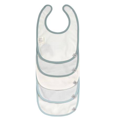 Lot de 5 bavoirs en éponge imperméable 3-18 mois tiny team dog Multi-coloured 5 - vertbaudet enfant 