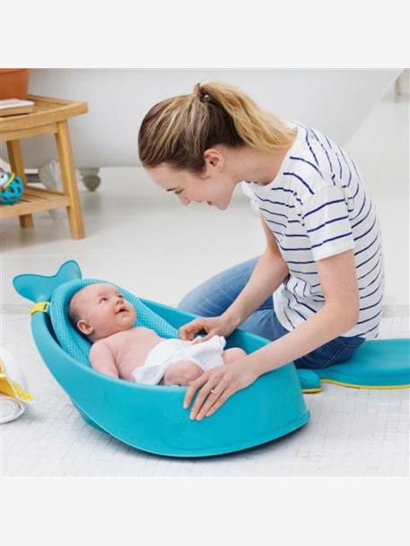 Baignoire évolutive Moby de bleu+GRIS 15 - vertbaudet enfant 