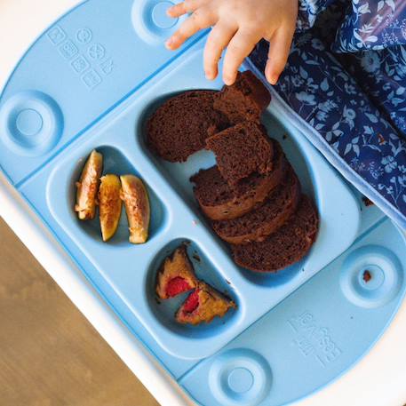 Assiette easymat + sac isotherme fleur de jardin bleu Multi-coloured 4 - vertbaudet enfant 