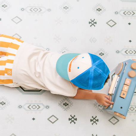 Haven Tapis d'Éveil et de Jeu Bébé et Enfant Beige+Beige à motifs+Beige à rayures+Beige clair+Beige clair à motifs+Beige Losange+Bleu+Camel+Marron Losange+Vert à motifs 59 - vertbaudet enfant 