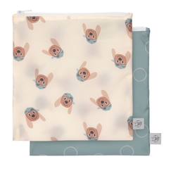 Puériculture-Lot de 2 pochettes à snack tiny team dog