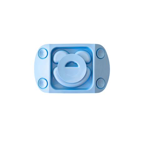 Assiette easymat + sac isotherme fleur de jardin bleu Multi-coloured 6 - vertbaudet enfant 