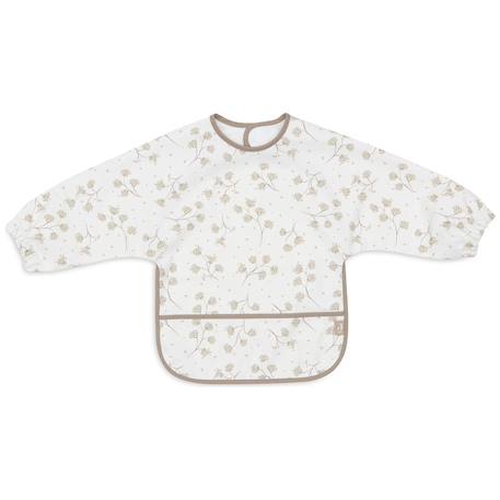 Bavoir bébé à manches longues imperméable – protection complète pour repas et activités créatives Ecru, beige 1 - vertbaudet enfant 