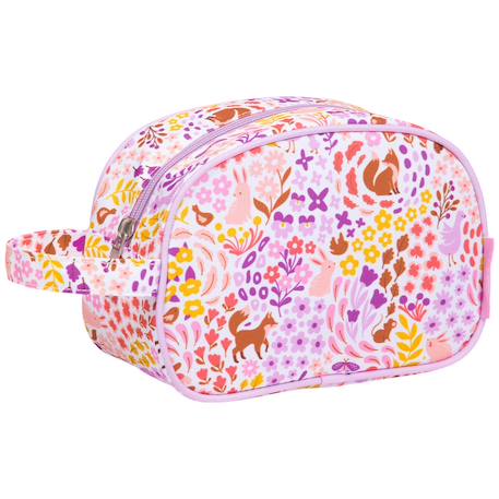 Trousse de toilette bébé compacte – rangement pratique pour week-ends et voyages Violet, blanc, jaune 1 - vertbaudet enfant 