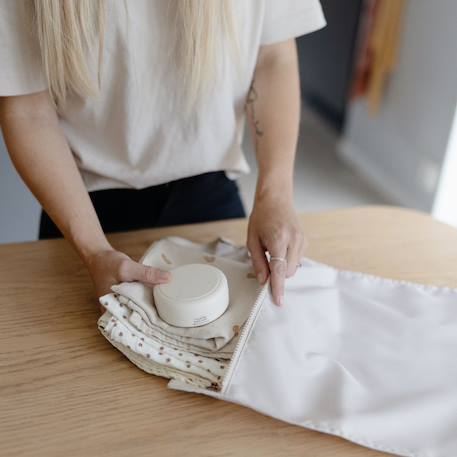 Lot de sacs imperméables pour bébé – rangement étanche Beige+Ecru, orange 2 - vertbaudet enfant 