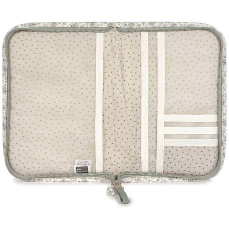 Protège carnet de santé bébé zippé en coton – rangement organisé Vert 3 - vertbaudet enfant 