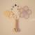 Attache sucette en silicone Beige foncé+Beige, écru+Bleu+Bois+Ecru+Jaune+Pierre+Rose+Thym séché+Vert d'eau 19 - vertbaudet enfant 