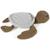 Peluche bébé en tricot et velours côtelé – douce, résistante et adaptée dès la naissance Gris, marron, blanc 2 - vertbaudet enfant 