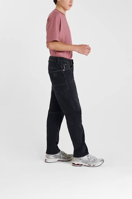 Jeans loose, large noah, longueur 34 Black / black 3 - vertbaudet enfant 