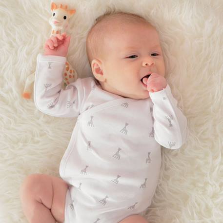Sophie la girafe en boîte cadeau (18 cm) Blanc, marron 5 - vertbaudet enfant 