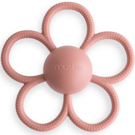 Jouet de dentition en silicone daisy Rose+Violet 1 - vertbaudet enfant 