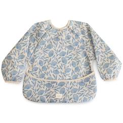 Puériculture-Bavoir bébé à manches longues imperméable – protection repas et activités sans taches