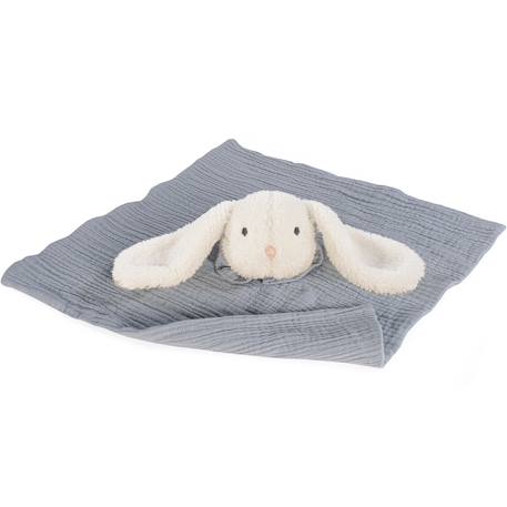 Doudou bébé ultra doux avec yeux brodés – compagnon rassurant dès la naissance Sable, bleu, noir+Sable, rose, noir 2 - vertbaudet enfant 