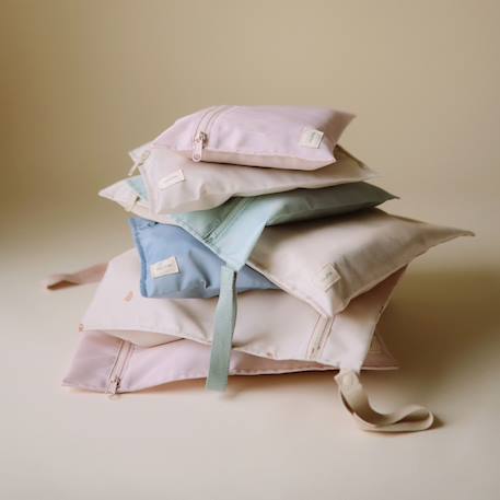 Lot de sacs imperméables pour bébé – rangement étanche Beige+Bleu+Rose 12 - vertbaudet enfant 