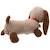 Peluche chien ultra douce pour bébé – doudou à câliner dès la naissance Marron, beige, noir 3 - vertbaudet enfant 