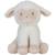Peluche bébé toute douce en forme d’animal – compagnon câlin lavable en machine dès la naissance Blanc, marron 1 - vertbaudet enfant 