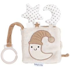 Jouet-Premier âge-Livre sensoriel bébé en tissu avec miroir et textures – jouet d’éveil nomade dès la naissance