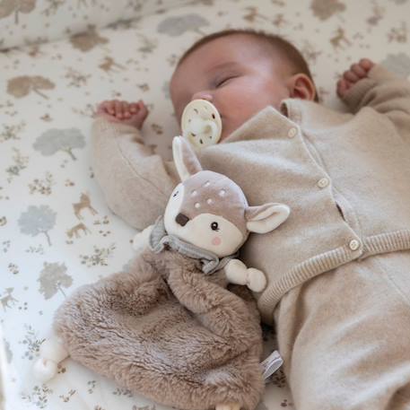 Doudou bébé en velours et tissu peluche – compagnon doux et rassurant dès la naissance Beige 3 - vertbaudet enfant 