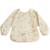 Bavoir bébé à manches longues imperméable – protection repas et activités sans taches Ecru, noir 1 - vertbaudet enfant 