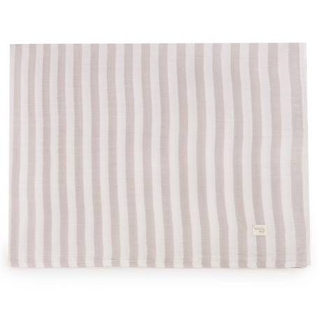 Lange bébé en mousseline de coton – multi-usages, doux et respirant dès la naissance Beige 2 - vertbaudet enfant 