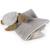 Peluche bébé en tricot et velours côtelé – douce, durable et adaptée dès la naissance Gris, marron, blanc 3 - vertbaudet enfant 