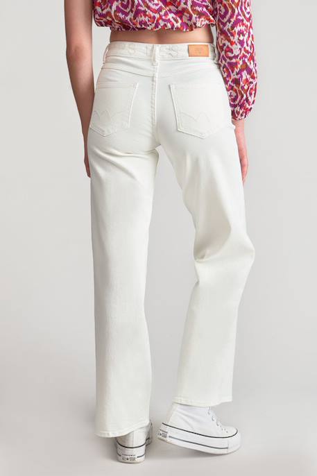 Pantalon loose, large en jeans rommigi White 3 - vertbaudet enfant 