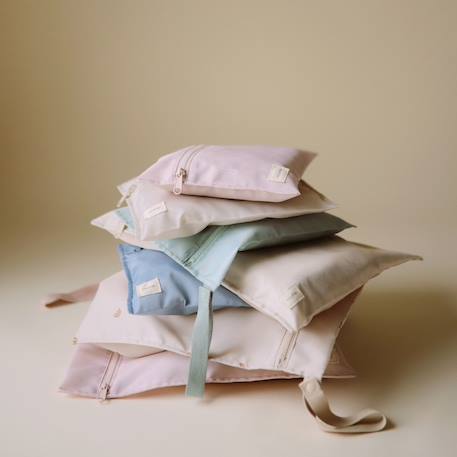 Lot de sacs imperméables pour bébé – rangement étanche Beige+Ecru, orange 3 - vertbaudet enfant 