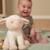 Peluche bébé toute douce en forme d’animal – compagnon câlin lavable en machine dès la naissance Blanc, marron 4 - vertbaudet enfant 
