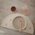 Set de table en silicone pink flowers Ecru, rose 3 - vertbaudet enfant 