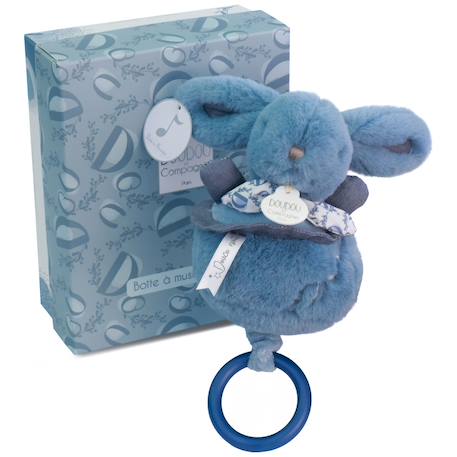 Peluche musicale bébé avec mélodie apaisante – doudou doux à suspendre dès la naissance Bleu 6 - vertbaudet enfant 