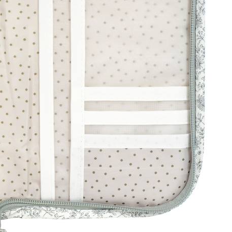 Protège carnet de santé bébé zippé en coton – rangement organisé Vert 4 - vertbaudet enfant 