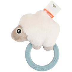 Puériculture-Hochet avec anneau de dentition sheepy bleu