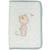 Protège carnet de santé mila, zoé et lana Vert d'eau, blanc, rose 1 - vertbaudet enfant 
