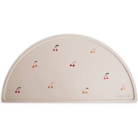 Set de table enfant en silicone alimentaire – résistant, antidérapant Ecru, jaune, rouge 1 - vertbaudet enfant 