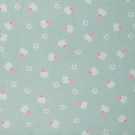 Protège carnet de santé mila, zoé et lana Vert d'eau, blanc, rose 2 - vertbaudet enfant 