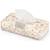 Étui pour lingettes bébé en coton bio certifié – rangement pratique et lavable en machine Rose, marron, écru 1 - vertbaudet enfant 
