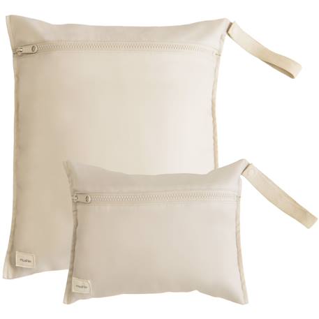 Lot de sacs imperméables pour bébé – rangement étanche Beige+Ecru, orange 1 - vertbaudet enfant 
